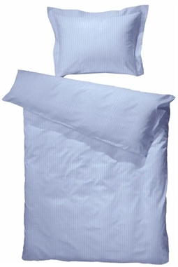 Blåt junior sengetøj 100x140 cm - Lyseblå junior sengesæt - 100% Egyptisk Bomuldssatin - Turiform